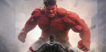 Capitao America e Hulk Vermelho