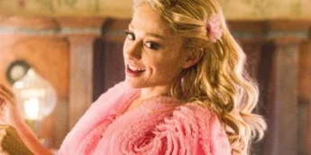 Glinda, de Ariana Grande, em Wicked