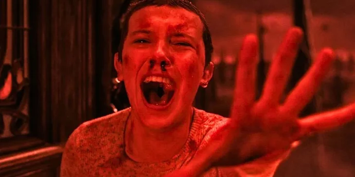 Stranger Things Eleven no Mundo Invertido