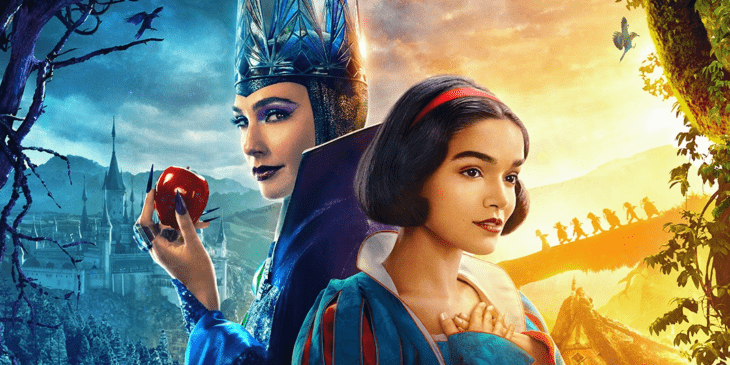 Branca de Neve | Pôster inédito destaca Rachel Zegler e Gal Gadot