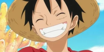 Luffy sorrindo em One Piece