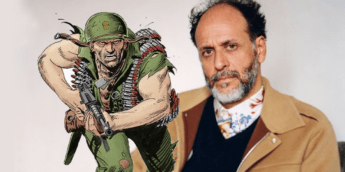 Sgt. Rock | Luca Guadagnino surge com camisa da DC Studios em evento na Itália