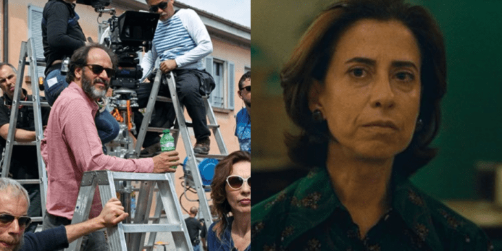 Luca Guadagnino, diretor de Rivais, prestigiou Fernanda Torres no Globo de Ouro