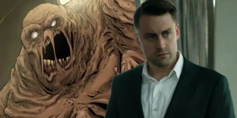 Cara-de-Barro e Kieran Culkin