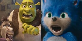Shrek e Sonic Feio