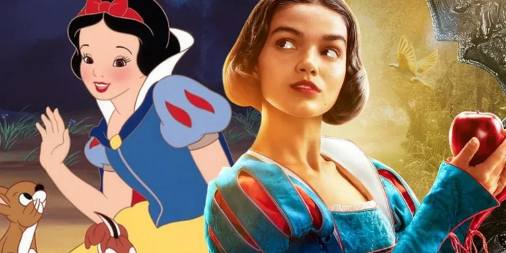 Branca de Neve animação e live-action