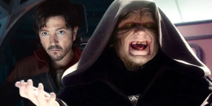 Cassian Andor e Palpatine em Star Wars