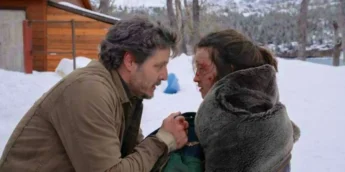 Pedro Pascal e Bella Ramsey em The Last of Us