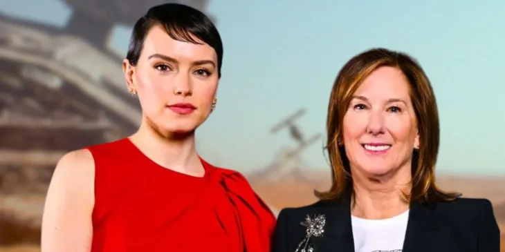 Star Wars Daisy Ridley e Kathleen Kennedy