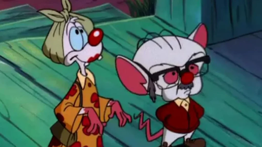 Pinky e o Cérebro desenhos antigos
