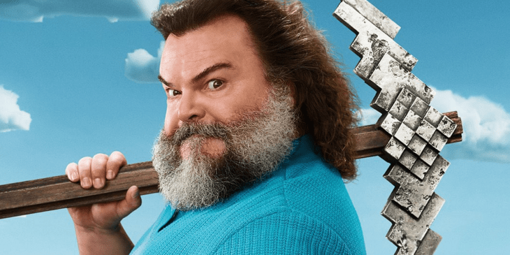 Um Filme Minecraft | Pôster inédito destaca Jack Black como Steve