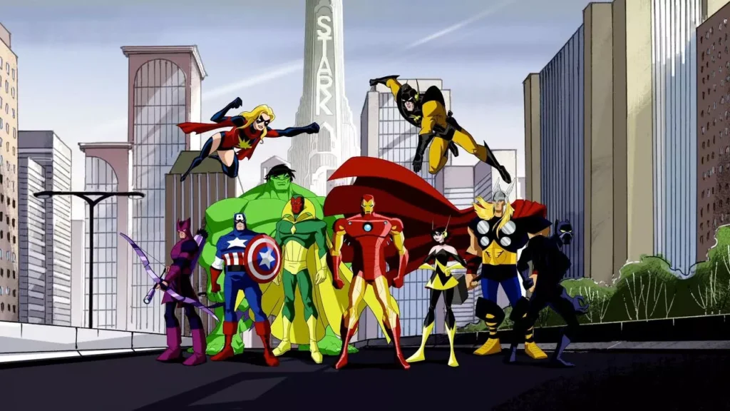 Os Vingadores Os Super-Heróis Mais Poderosos da Terra desenhos antigos