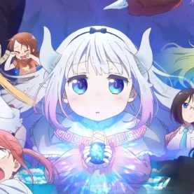 Pôster oficial do filme de Miss Kobayashi's Dragon Maid