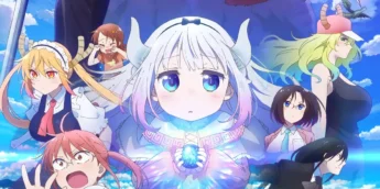 Pôster oficial do filme de Miss Kobayashi's Dragon Maid