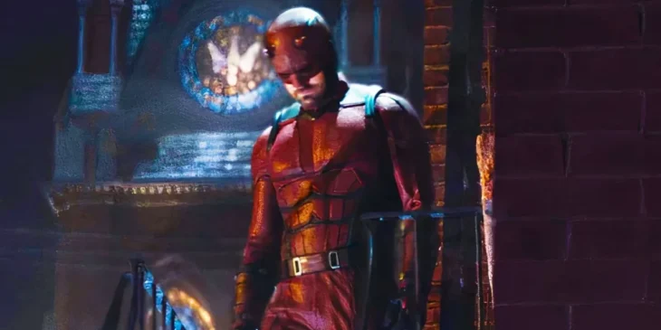 Charlie Cox em Demolidor Renascido do MCU