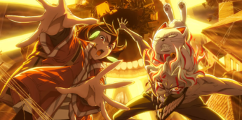 Momo e Okarun em pôster da 2ª temporada de DAN DA DAN