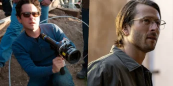 J.J. Abrams e Glen Powell