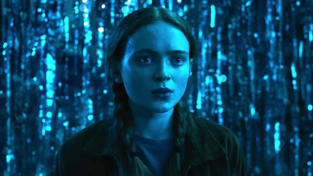 Sadie Sink em Mundo Invertido na série Stranger Things