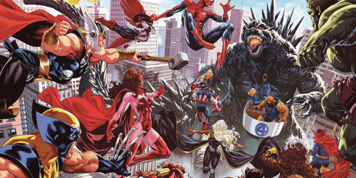 Godzilla vai destruir o Universo Marvel em uma nova minissérie