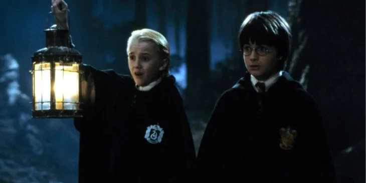 Tom Felton como Draco Malfoy em Harry Potter
