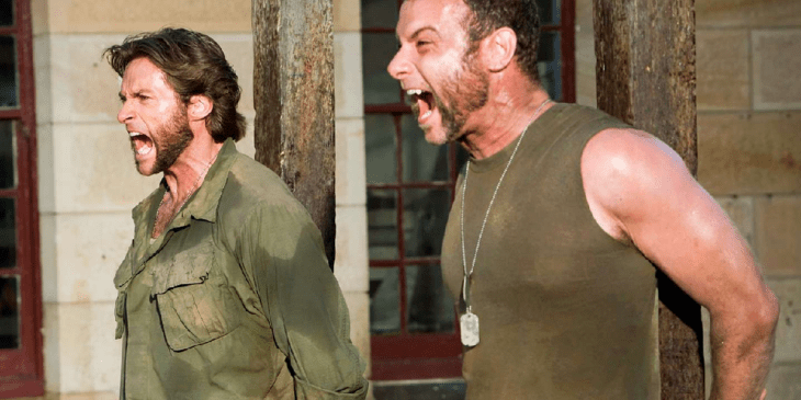 Wolverine e Dentes-de-Sabre juntos! Hugh Jackman e Liev Schreiber posam em foto