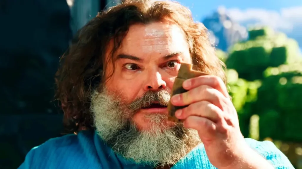Jack Black na trama de Um Filme Minecraft