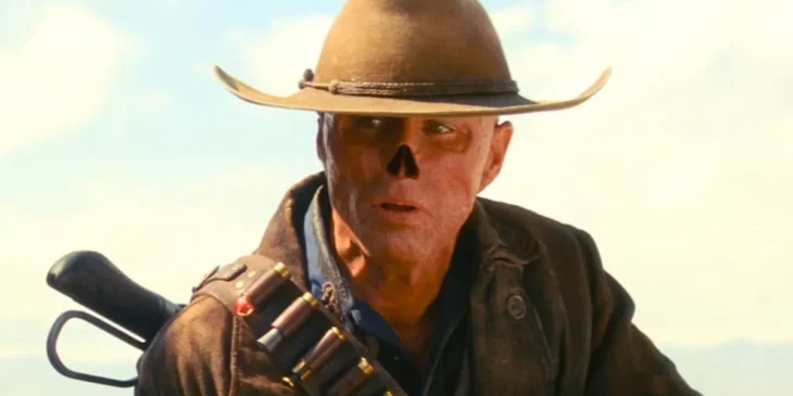 Walton Goggins como o Necrótico de Fallout