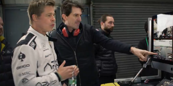 F1 | Brad Pitt é exaltado por equipe em vídeo inédito de bastidores