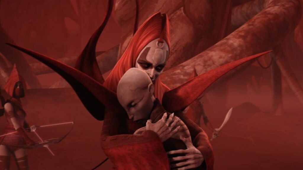 Mãe Talzin e Asajj Ventress