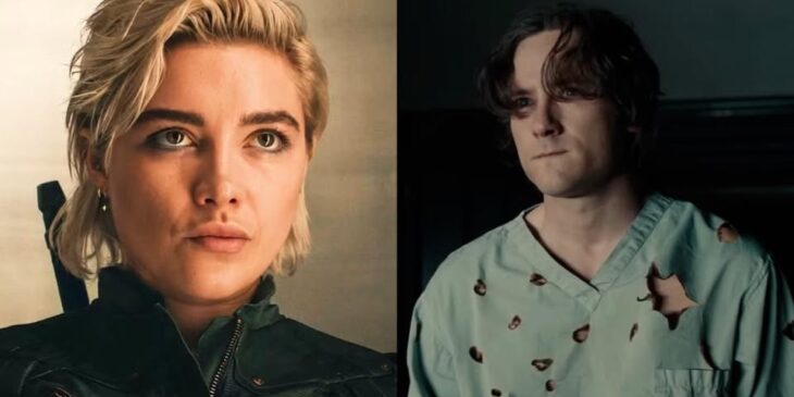 Florence Pugh e Lewis Pullman em Thunderbolts*