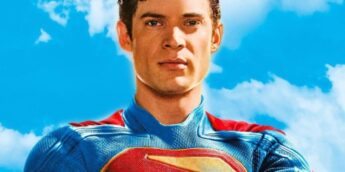 Superman de braços cruzados em pôster da DC Studios