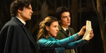 Henry Cavill e Millie Bobby Brown Enola Holmes 3