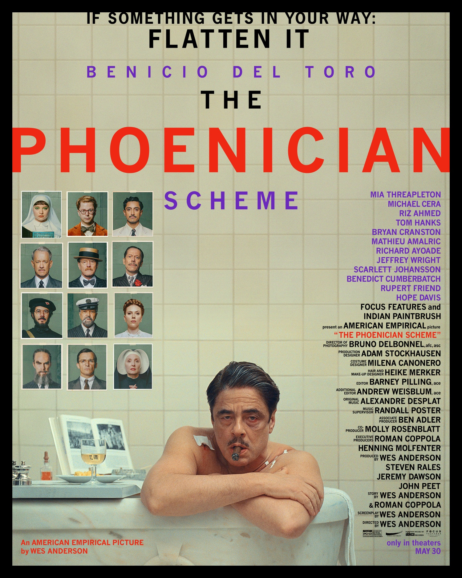 O Esquema Fenício | Novo filme de Wes Anderson ganha pôster oficial