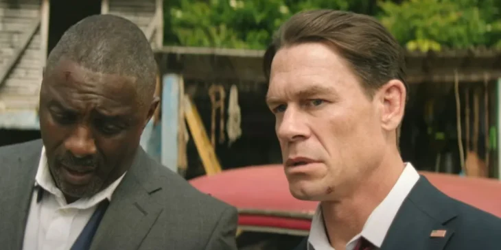 John Cena e Idris Elba em Heads of State