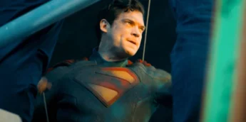 David Corenswet em ação em Superman