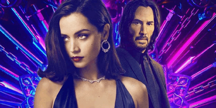 Bailarina | Cartazes inéditos destacam Ana de Armas e Keanu Reeves