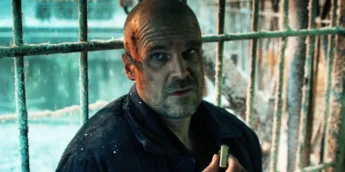 David Harbour com visual de Hopper na série Stranger Things
