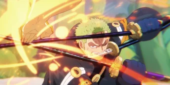 Roronoa Zoro enfrentando Rob Lucci no Episódio 1.127 de One Piece