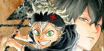 Asta e Yuno em capa do Volume 1 de Black Clover