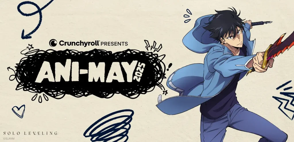 Sung Jinwoo, de Solo Leveling, em imagem promocional do Ani-May
