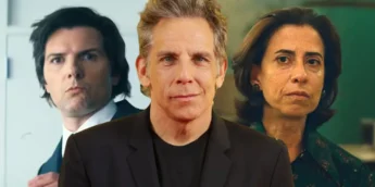 Adam Scott e Ben Stiller de Ruptura, e Fernanda Torres em Ainda Estou Aqui