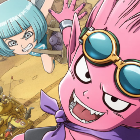 Beelzebub e Muniel no ar em novo pôster de SAND LAND: The Series