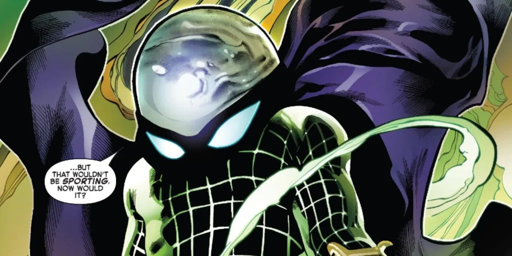 Mysterio ligado ao simbionte Venom