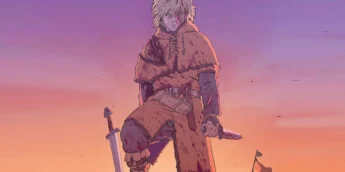 Thorfinn em capa do Volume 6 de Vinland Saga