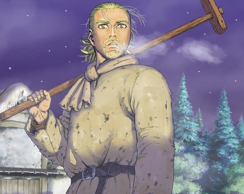 Thorfinn em capa do Volume 10 de Vinland Saga