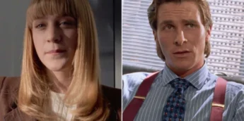 Chloë Sevigny e Christian Bale em Psicopata Americano