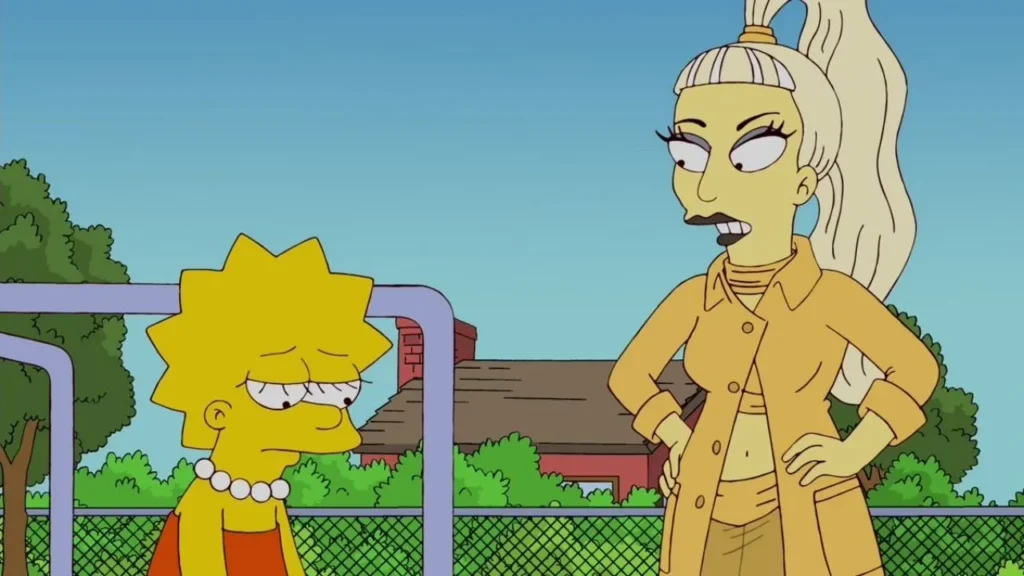 Lady Gaga em Os Simpsons