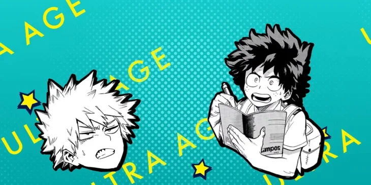 Deku e Bakugo em vídeo promocional do fanbook final de My Hero Academia