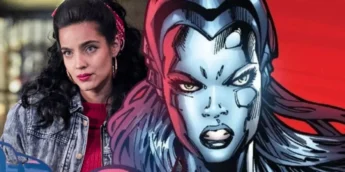 María Gabriela de Faria com a Engenheira de Superman
