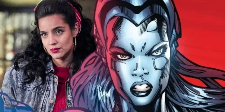 María Gabriela de Faria com a Engenheira de Superman